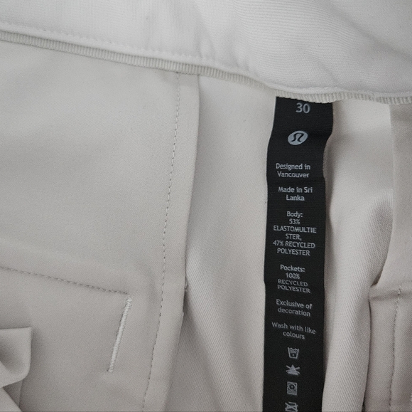 lululemon athletica Commission Men's Light Gray Slim - Picture 10 of 13